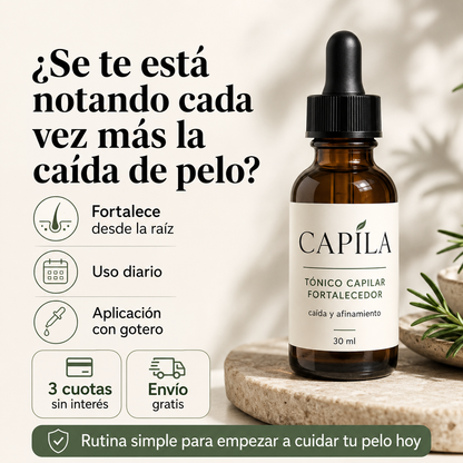 TONICO CAPILAR PARA LA CAIDA Y EL FORTALECIMIENTO DESDE LA RAIZ